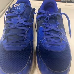 Nike Air Max Royal Blue and White Sneakers